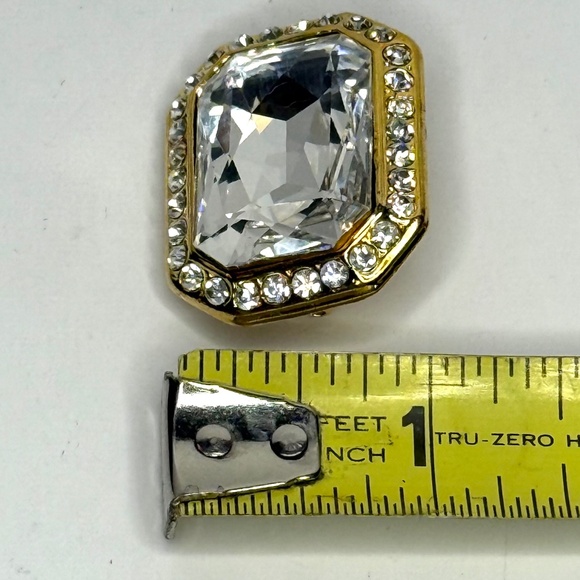 Enormous Crystal Rhinestone Broach - Picture 7 of 7